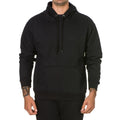 Moletom Masculino Básico com Capuz Branco & Preto – Estilo Casual 4 Estações