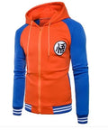 Tendência novo anime japonês varsity jaqueta com capuz 2018 primavera casual zíper casaco com capuz jaqueta