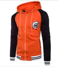 Tendência novo anime japonês varsity jaqueta com capuz 2018 primavera casual zíper casaco com capuz jaqueta