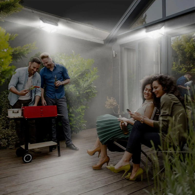 Lâmpada solar multifuncional decoração de jardim ao ar livre luz solar led à prova d' água holofote alimentado por luz solar com sensor de movimento