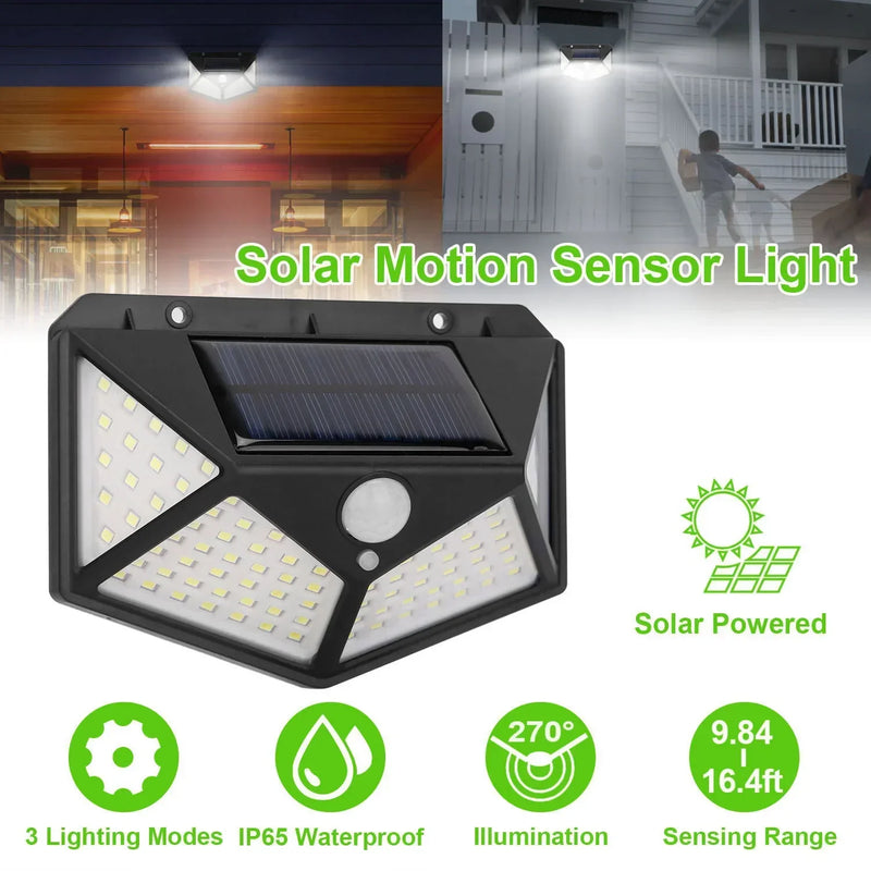 Lâmpada solar multifuncional decoração de jardim ao ar livre luz solar led à prova d' água holofote alimentado por luz solar com sensor de movimento