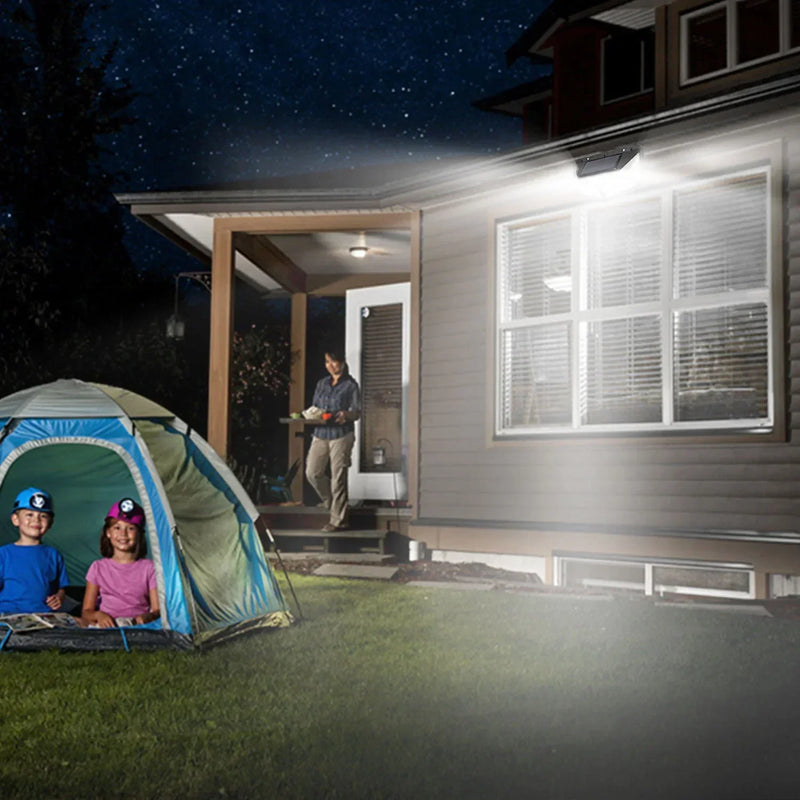 Lâmpada solar multifuncional decoração de jardim ao ar livre luz solar led à prova d' água holofote alimentado por luz solar com sensor de movimento