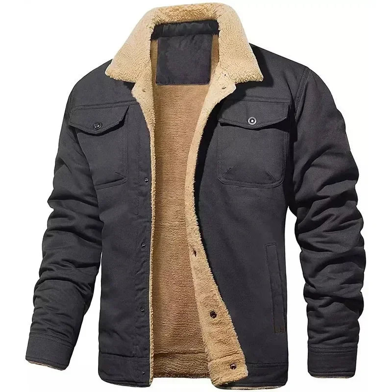 Macacão de algodão de 7 cores do novo fundo de 2024 outono inverno é recreativo a moda da jaqueta masculina