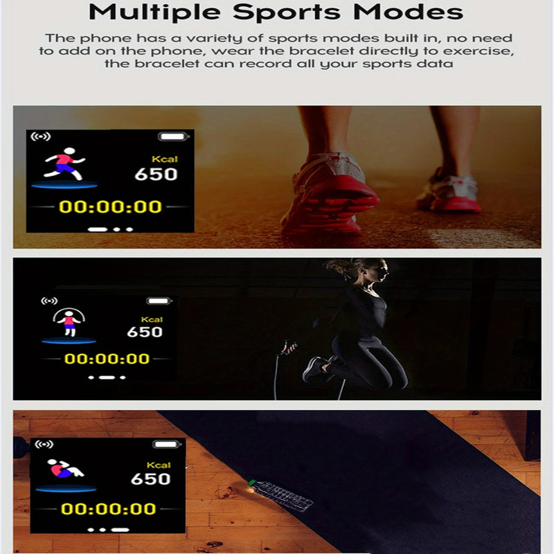 Smartwatch masculino feminino relógios de pulso relógio inteligente mensagem monitor de fitness pulseira presente aniversário relógio eletrônico para xiaomi huawei