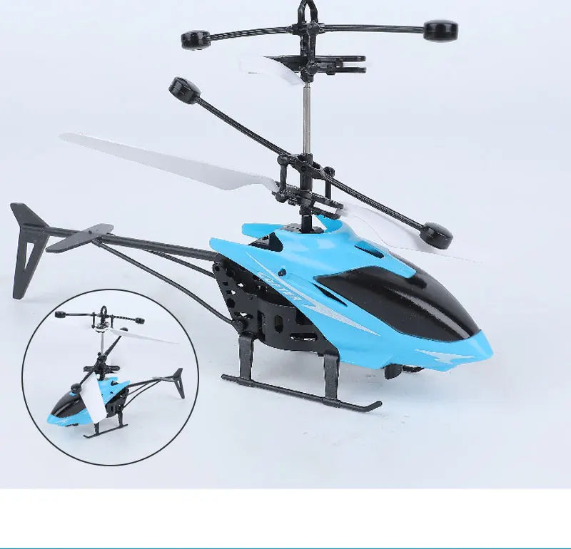 Recarregável mini rc drone remoto seguro resistente a quedas helicópteros rc drone crianças brinquedos (sem bateria de controle remoto)