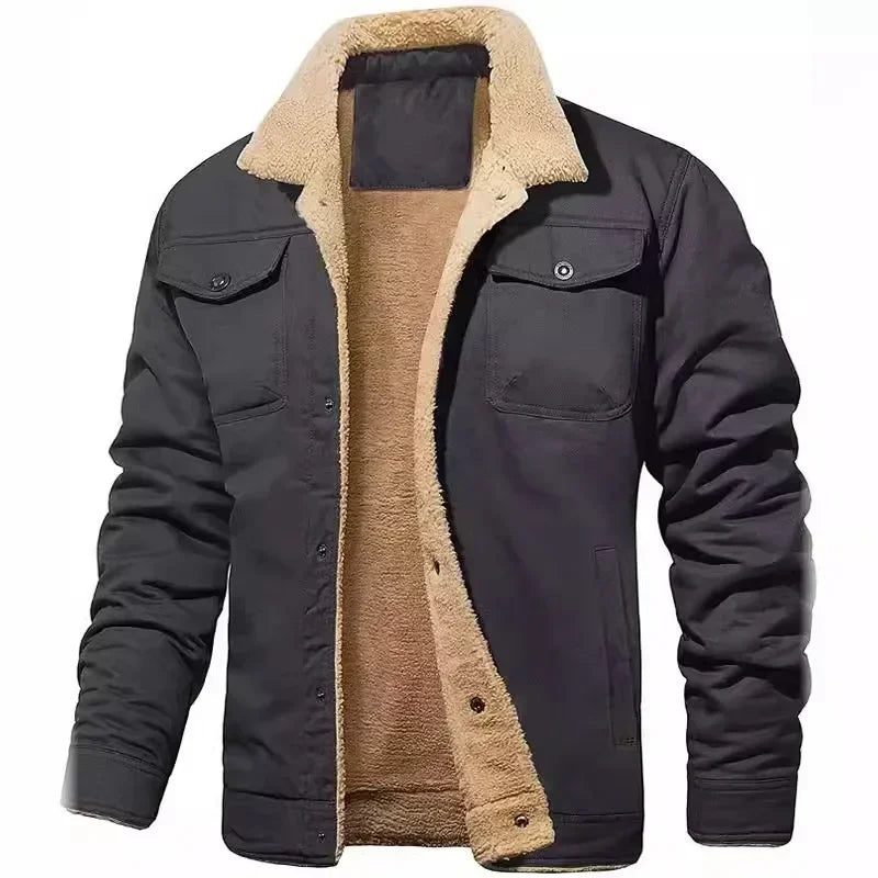 Macacão de algodão de 7 cores do novo fundo de 2024 outono inverno é recreativo a moda da jaqueta masculina