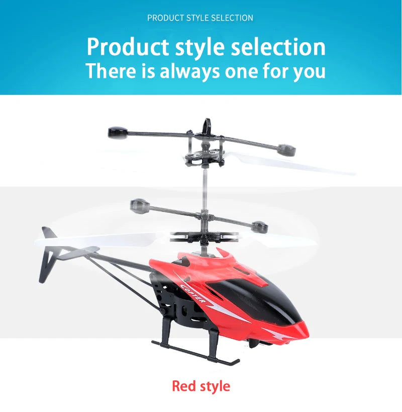 Recarregável mini rc drone remoto seguro resistente a quedas helicópteros rc drone crianças brinquedos (sem bateria de controle remoto)
