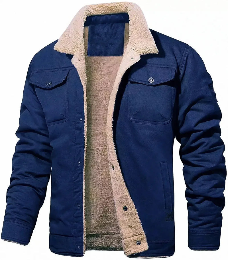 Macacão de algodão de 7 cores do novo fundo de 2024 outono inverno é recreativo a moda da jaqueta masculina