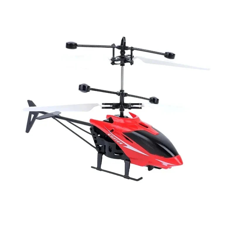 Recarregável mini rc drone remoto seguro resistente a quedas helicópteros rc drone crianças brinquedos (sem bateria de controle remoto)