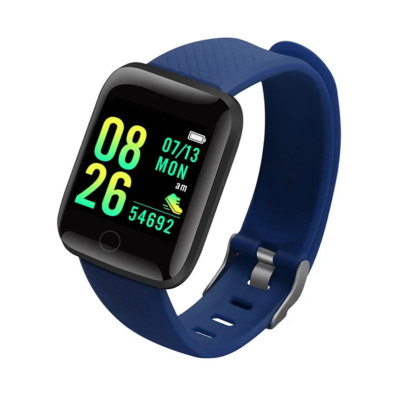 Smartwatch masculino feminino relógios de pulso relógio inteligente mensagem monitor de fitness pulseira presente aniversário relógio eletrônico para xiaomi huawei