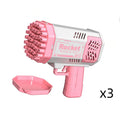 Pistola de Bolhas Infantil com 40 Furos – Diversão ao Ar Livre com Luzes Coloridas
