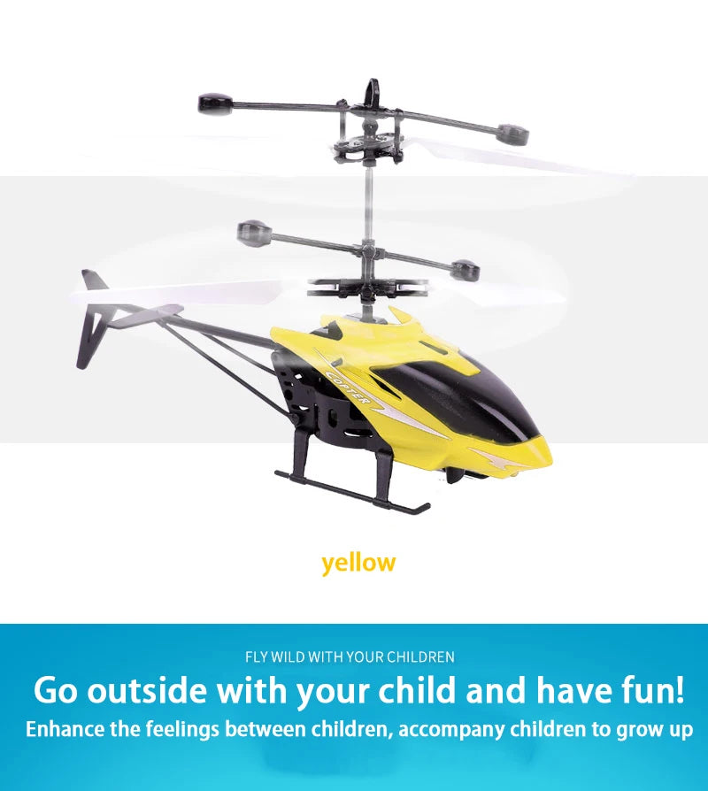 Recarregável mini rc drone remoto seguro resistente a quedas helicópteros rc drone crianças brinquedos (sem bateria de controle remoto)