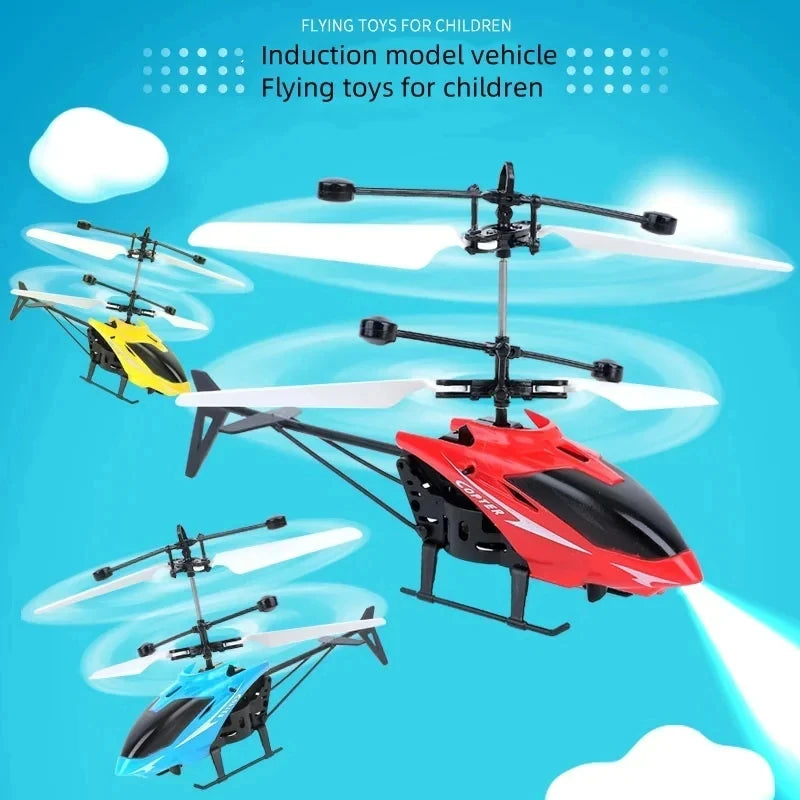 Recarregável mini rc drone remoto seguro resistente a quedas helicópteros rc drone crianças brinquedos (sem bateria de controle remoto)