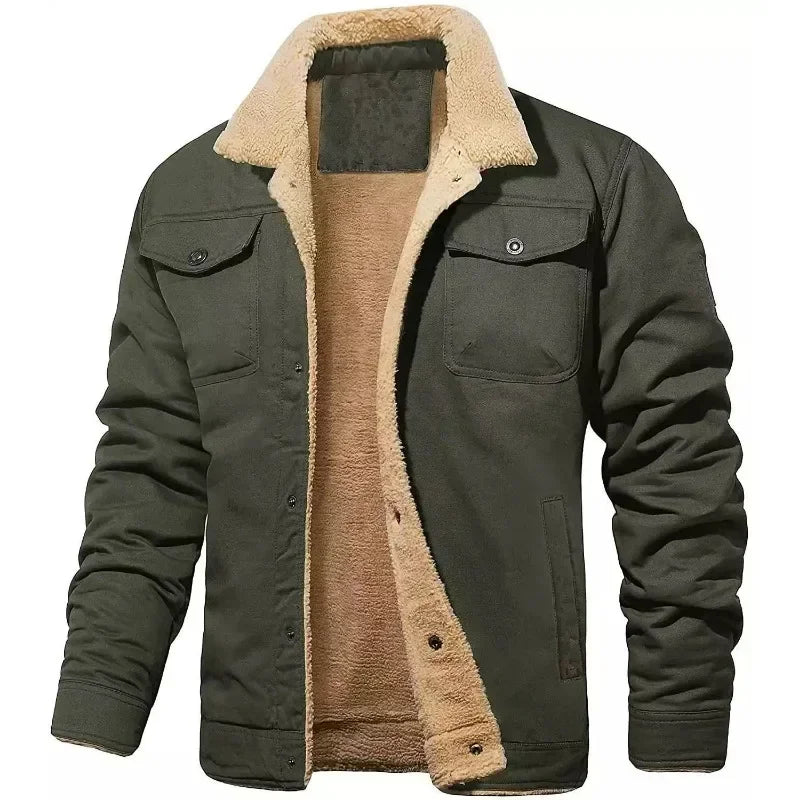 Macacão de algodão de 7 cores do novo fundo de 2024 outono inverno é recreativo a moda da jaqueta masculina