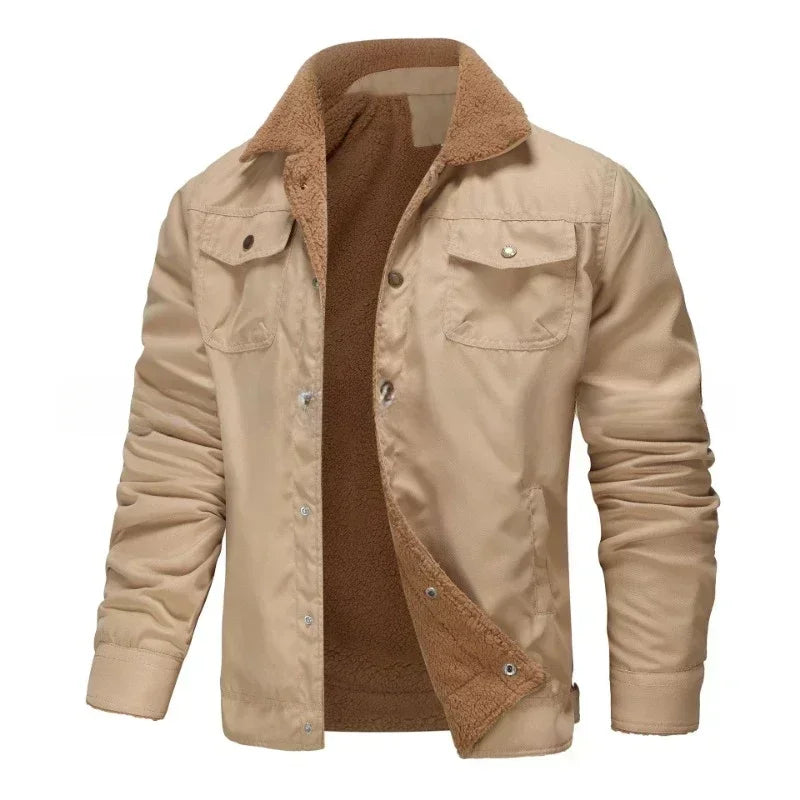 Macacão de algodão de 7 cores do novo fundo de 2024 outono inverno é recreativo a moda da jaqueta masculina