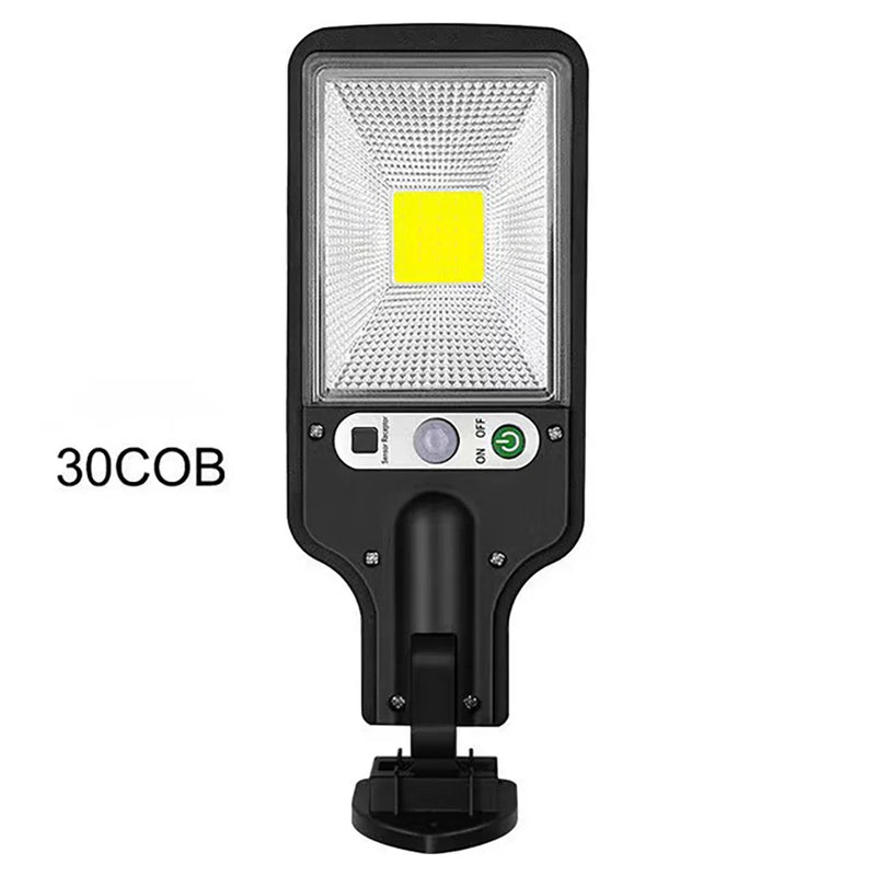 Impermeável Solar LED Wall Light, Indução do Corpo Humano, Jardim, Terraço, Garagem, Pátio e Iluminação Pública, Exterior, 3 Modos