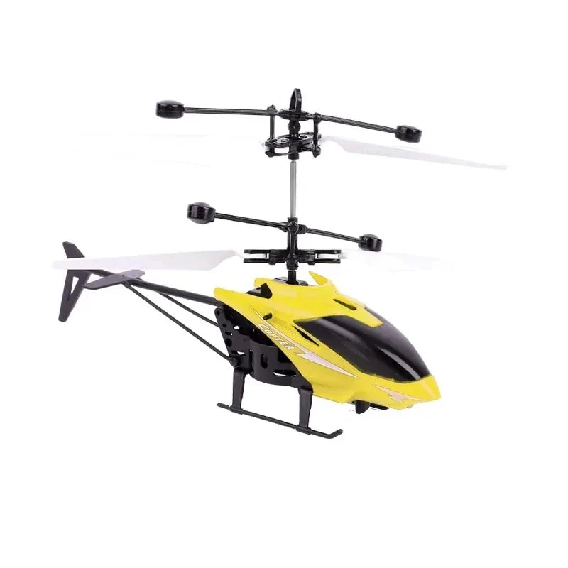 Recarregável mini rc drone remoto seguro resistente a quedas helicópteros rc drone crianças brinquedos (sem bateria de controle remoto)