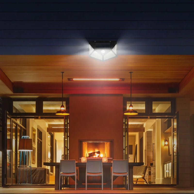 Lâmpada solar multifuncional decoração de jardim ao ar livre luz solar led à prova d' água holofote alimentado por luz solar com sensor de movimento