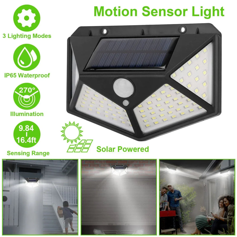 Lâmpada solar multifuncional decoração de jardim ao ar livre luz solar led à prova d' água holofote alimentado por luz solar com sensor de movimento