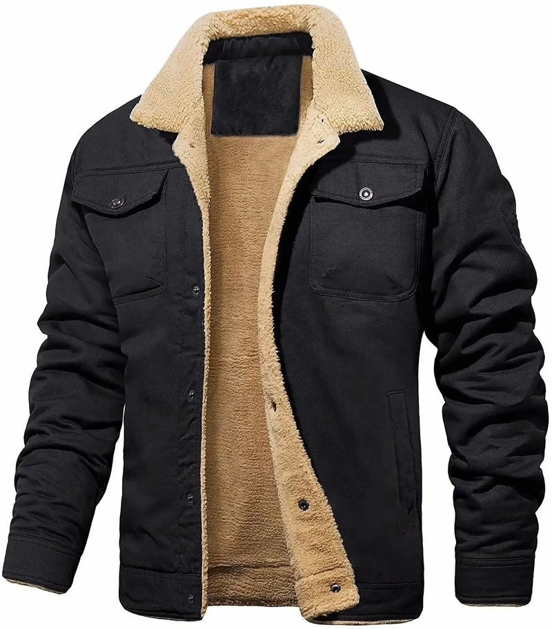 Macacão de algodão de 7 cores do novo fundo de 2024 outono inverno é recreativo a moda da jaqueta masculina
