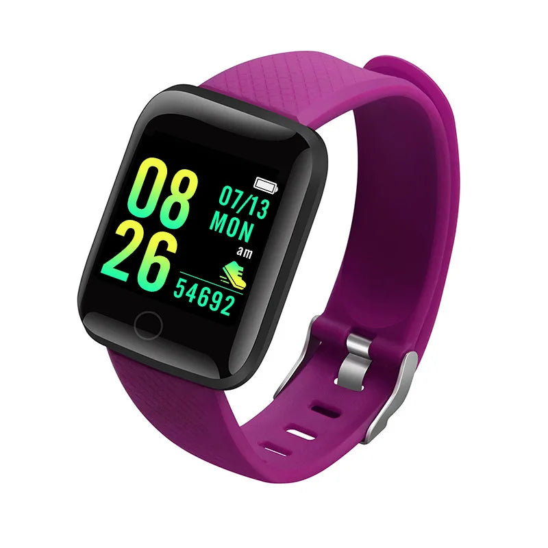Smartwatch masculino feminino relógios de pulso relógio inteligente mensagem monitor de fitness pulseira presente aniversário relógio eletrônico para xiaomi huawei