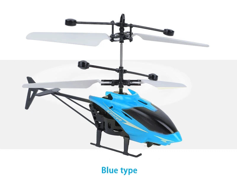 Recarregável mini rc drone remoto seguro resistente a quedas helicópteros rc drone crianças brinquedos (sem bateria de controle remoto)
