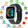 Smartwatch masculino feminino relógios de pulso relógio inteligente mensagem monitor de fitness pulseira presente aniversário relógio eletrônico para xiaomi huawei